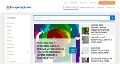 Desktop Screenshot of korepetycje.net